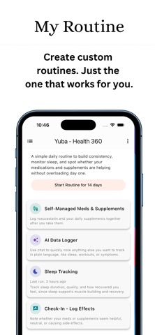Yuba: Track. Improve. Thrive Screenshot 7 of 10