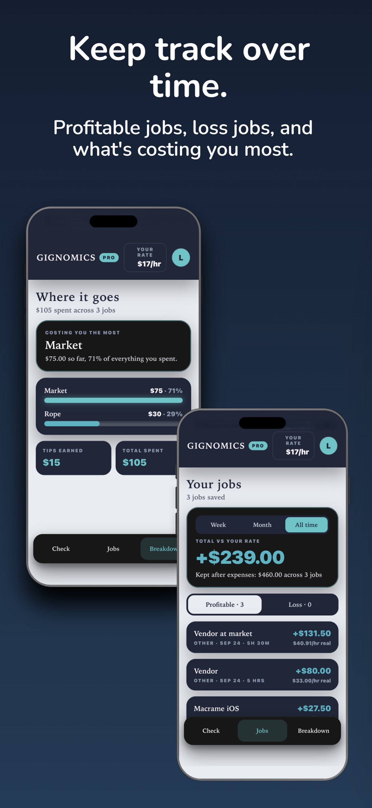 Screenshot 5 of Gignomics - Did that gig pay?