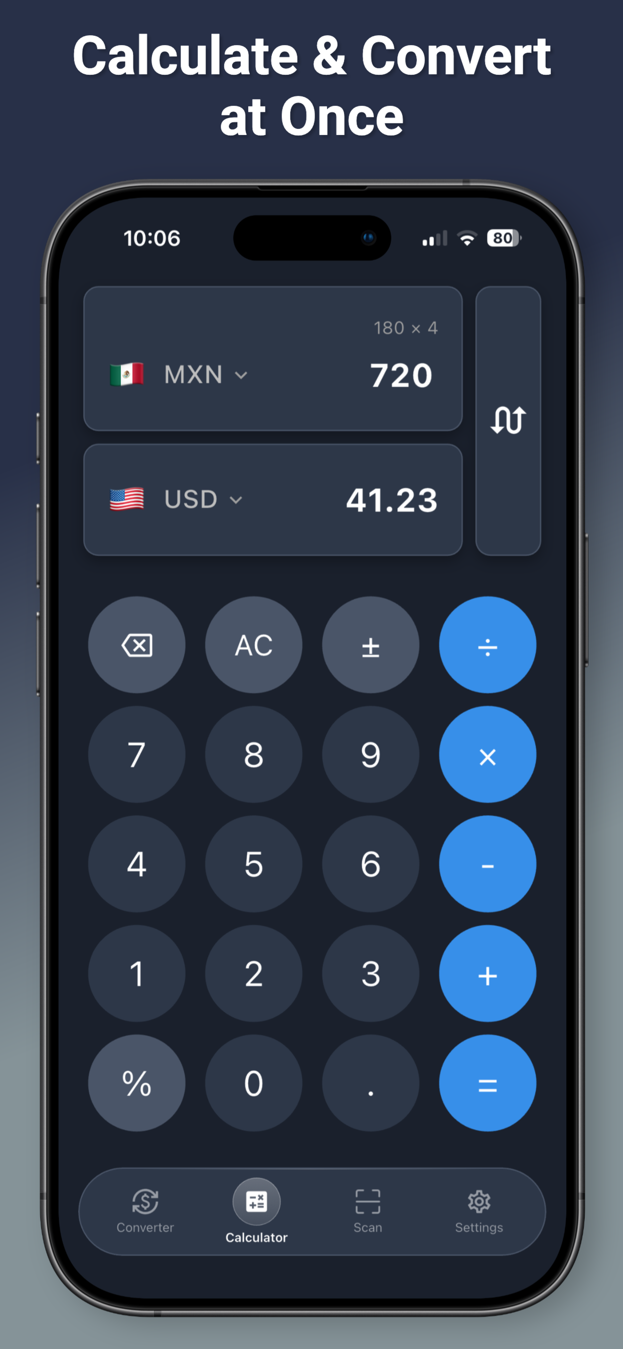Pesos to Dollars: Convert screenshot 3