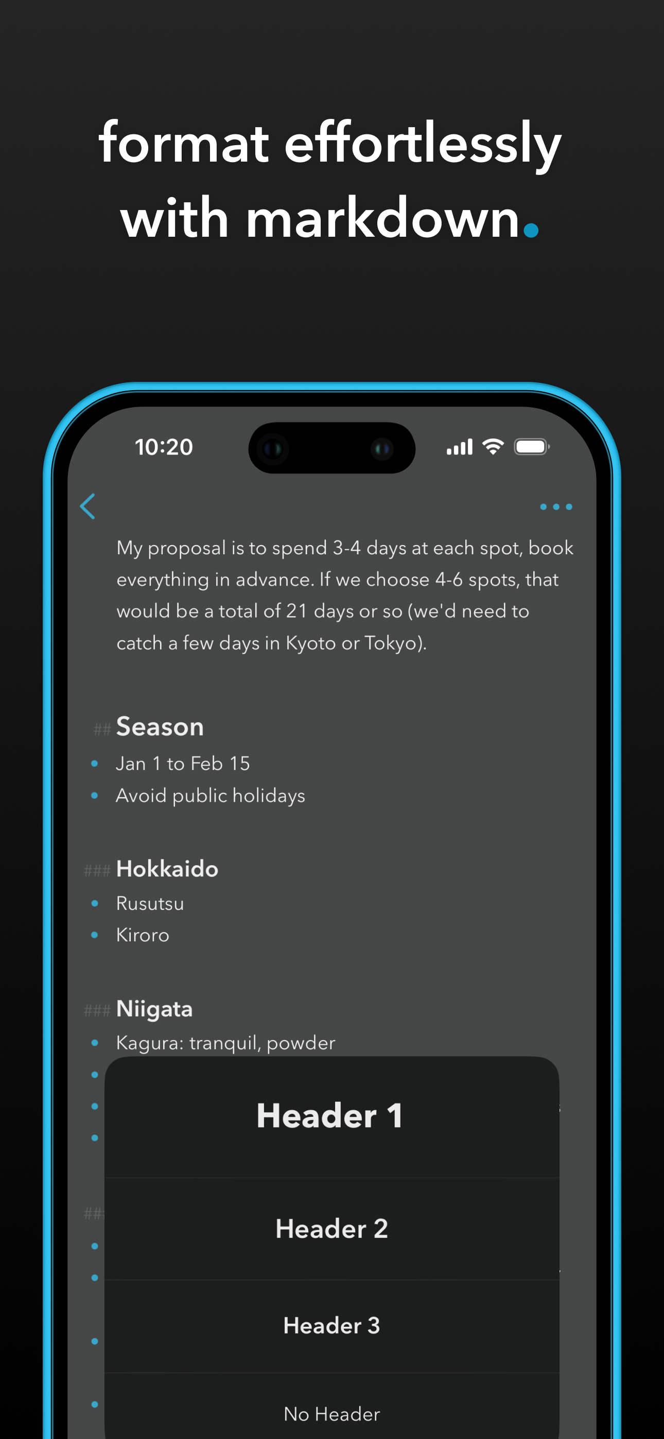 Minimal | Notes