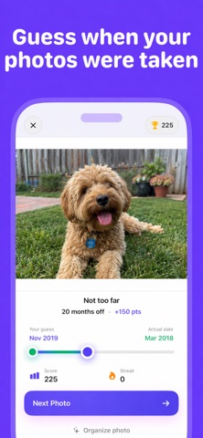 PhotoQuest: Photo Cleaner Game iPhone screenshot