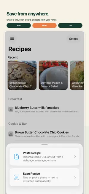 Kept: Recipe Organizer screenshot 2