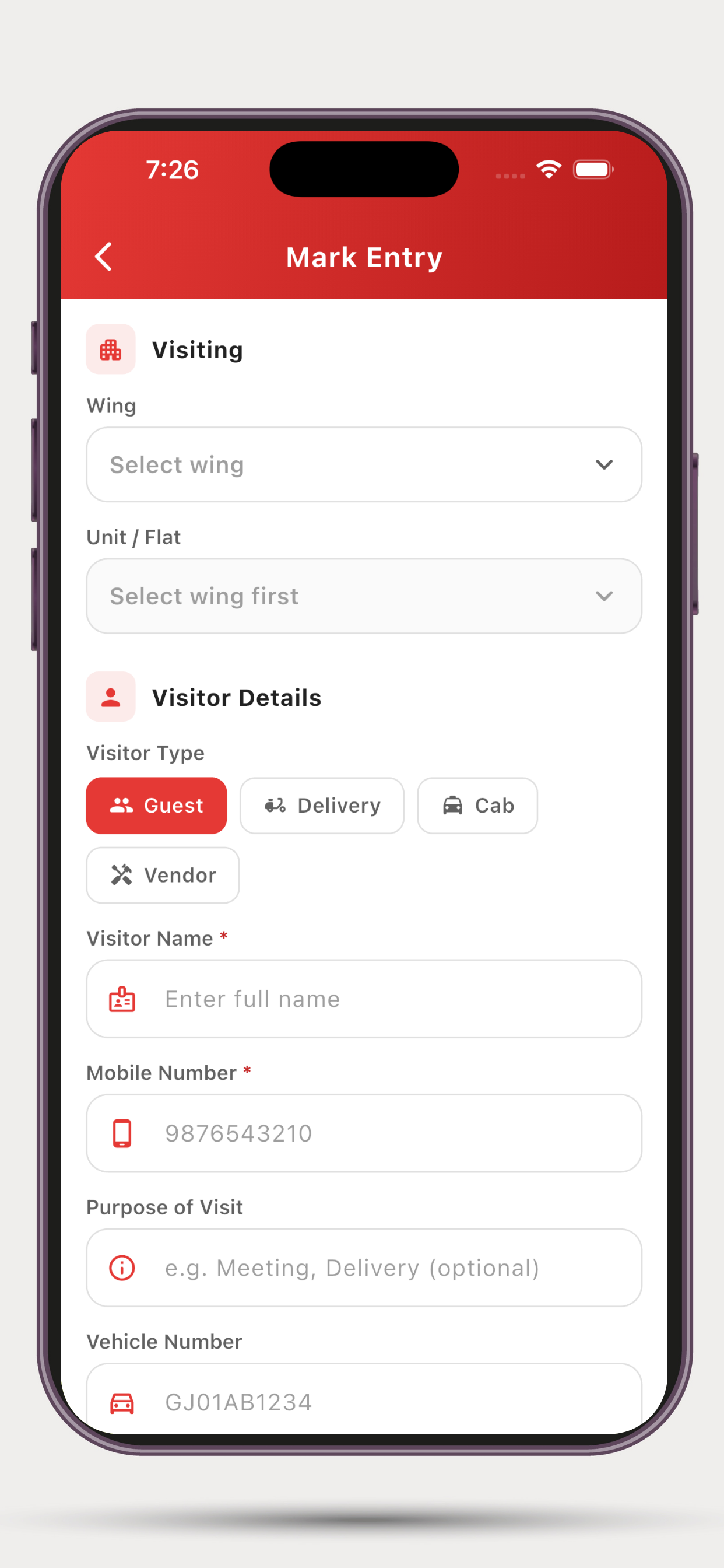ApniSociety- Gatekeeper App screenshot 2