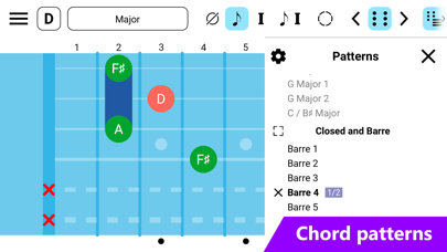 Guitar Fretboard: Scales Screenshot