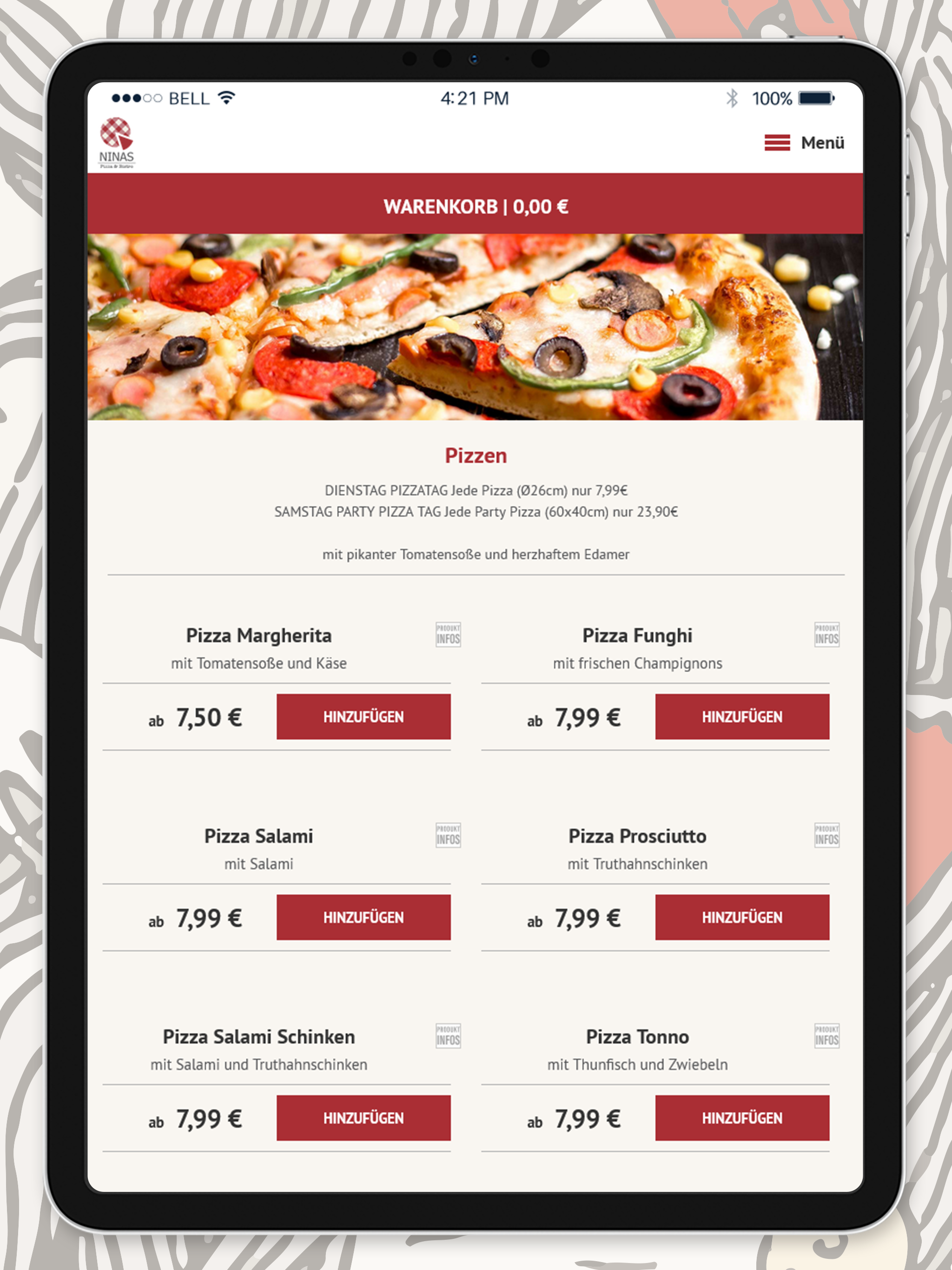 Ninas Pizza & Bistro screenshot 8