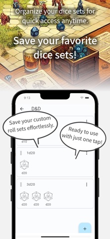 Saving Roll: TTRPG dice roller Screenshot 4 of 5