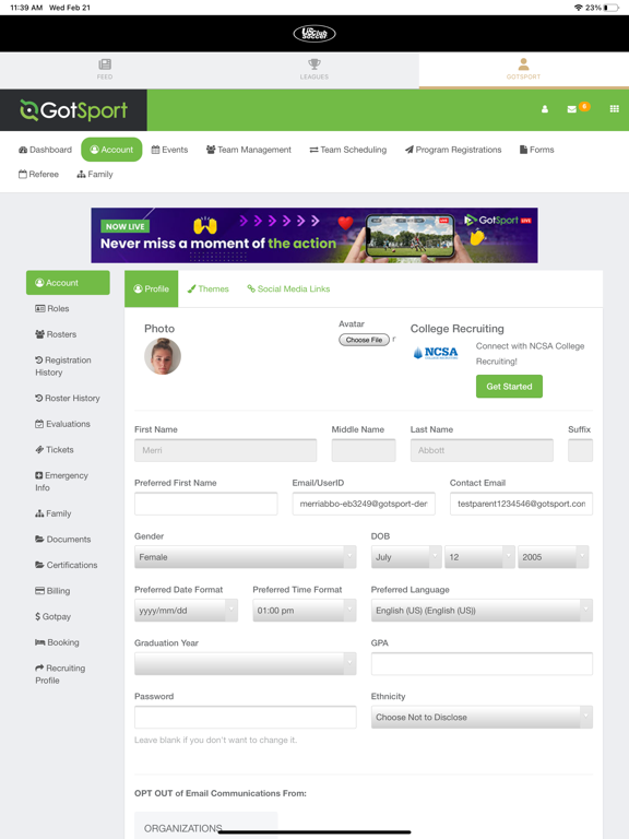 US Club Soccer - Official App iPad screenshot 5 - Sports app