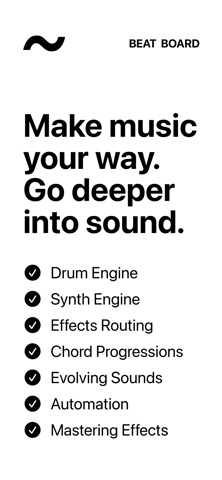 Beat Board - Synth Sound Maker iPhone screenshot