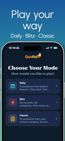 QuizFox – Daily Trivia Game screenshot