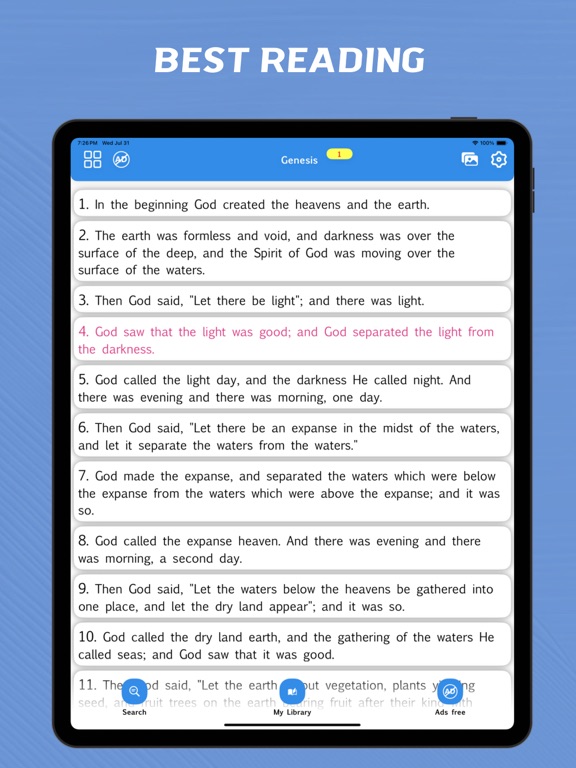 Screenshot #5 pour NASB Bible - offline