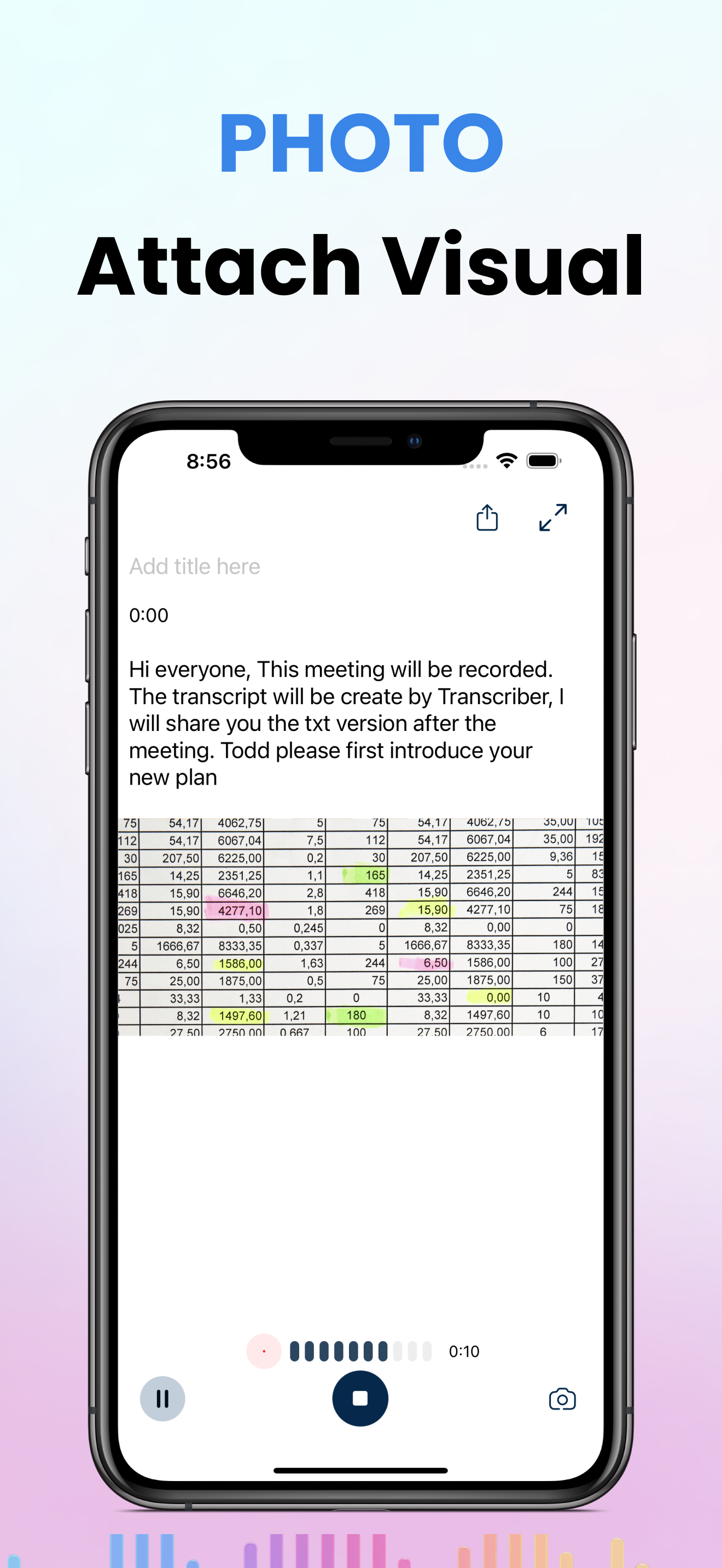 Transcriber • Speech to Text