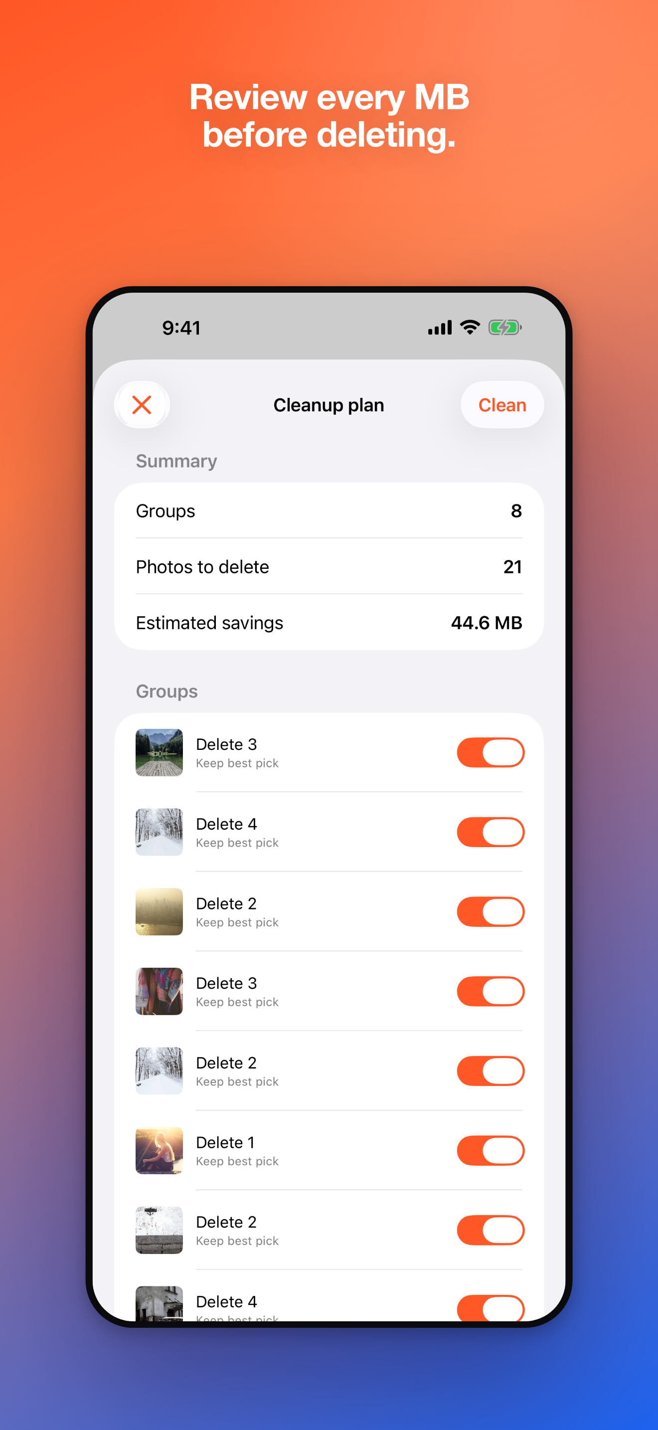 Pict - Photo Cleaner & Storage screenshot 5