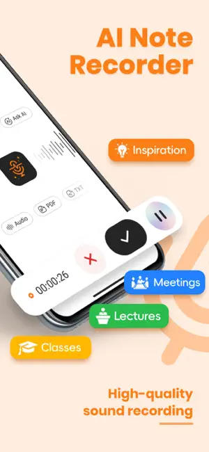 Note AI: AI Voice Transcribe screenshot 1