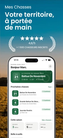 Mes Chasses : Battue & Carte screenshot