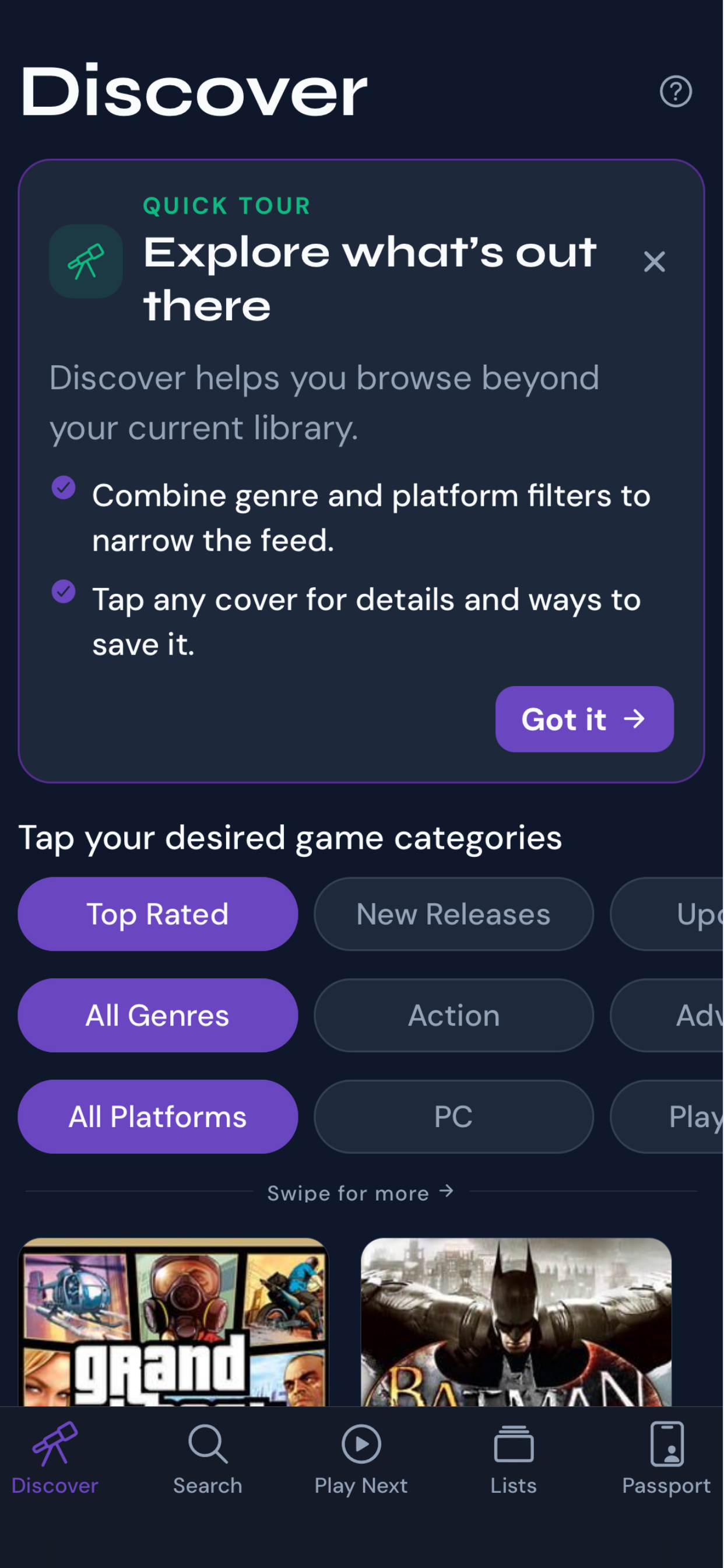 NextPlay: Game Info & Picker screenshot 3