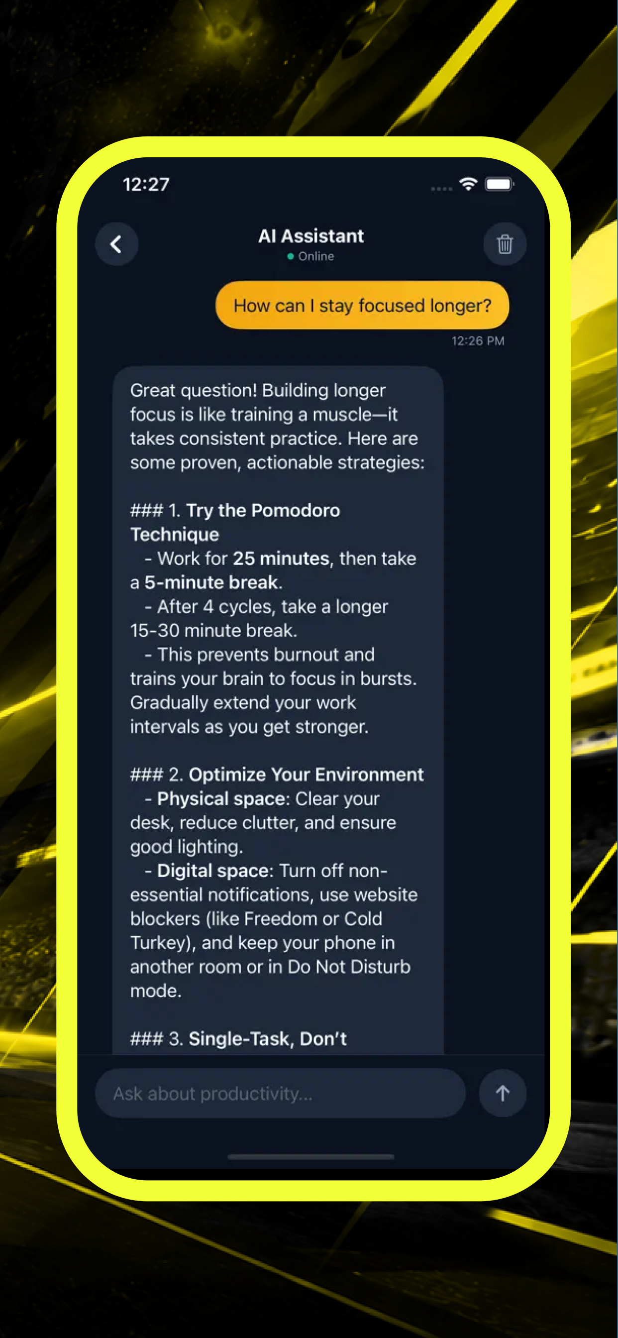 Daily Challenge: AI Motivation