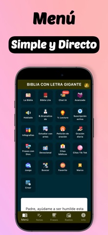 Biblia Con Letra Gigante iPhone screenshot