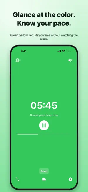 PaceTimer: Speech Timer screenshot 1