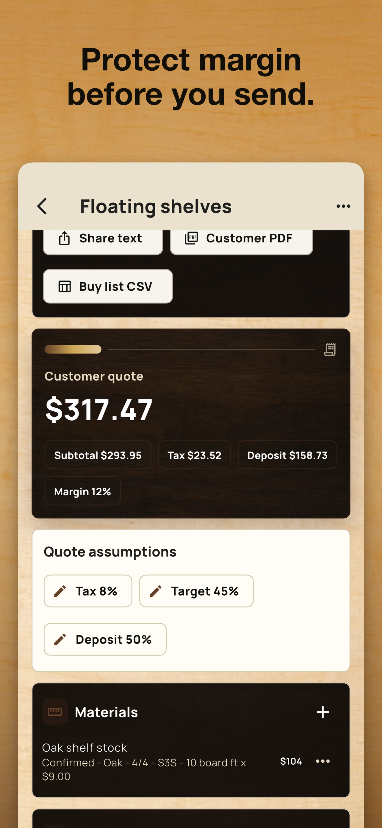 Custom Wood Quote Board screenshot 5