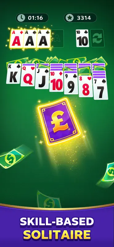 Solitaire Clash: Win Real Cash screenshot 1 of 7