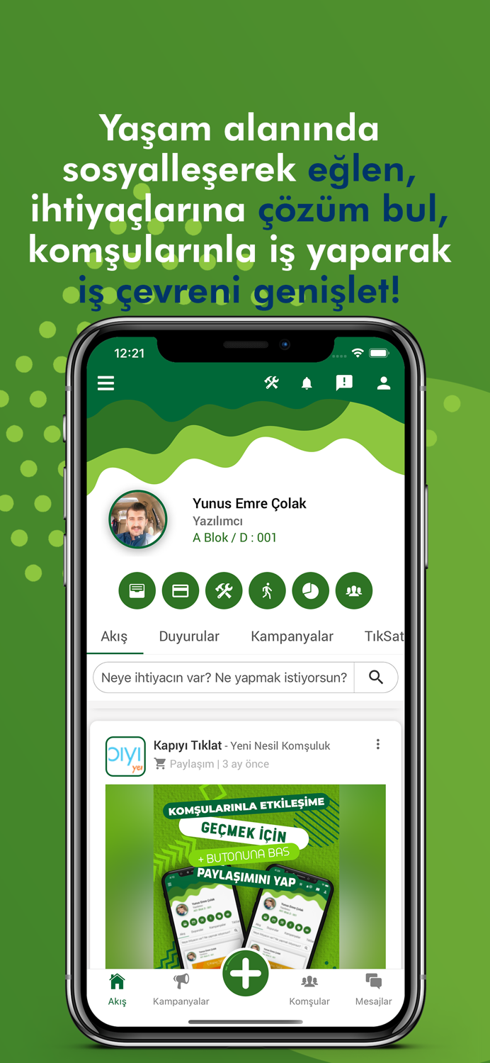 Kapıyı TıklatVadikent Yönetim