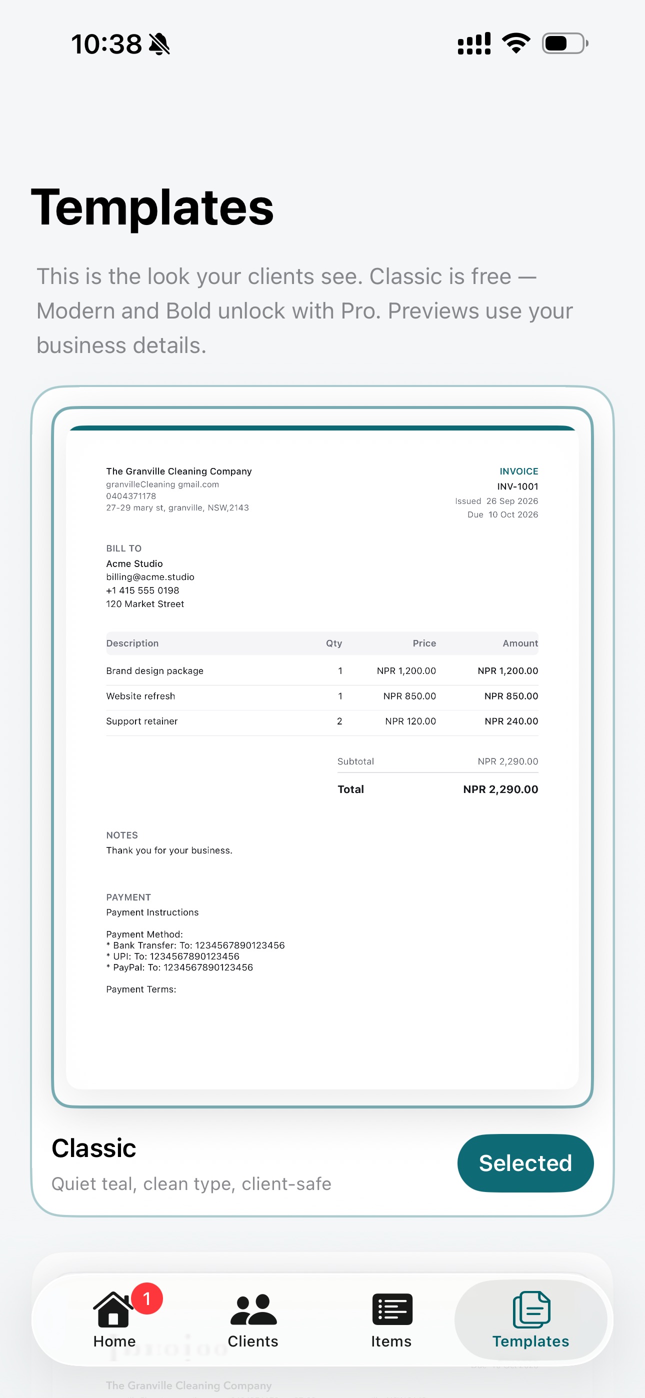 Screenshot 3 of Easy Invoice Generator-Maker