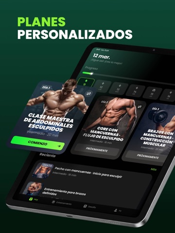 Gymax: Entrenamiento Muscular iPad screenshot 2