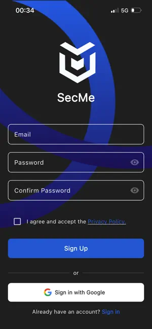 SecMe App screenshot 4