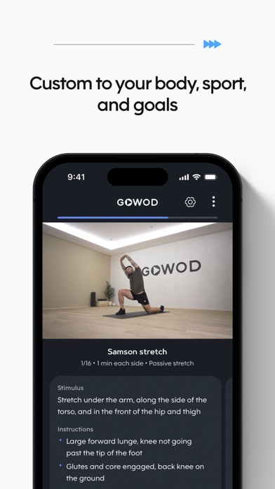 GOWOD – Mobility & Stretching iPhone screenshot 5 - Health & Fitness app