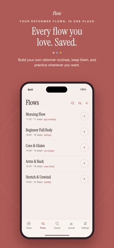 Pilates Flow Planner screenshot 1 of 7