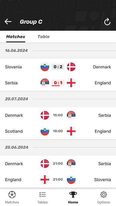 European Championship App 2024 Screenshot