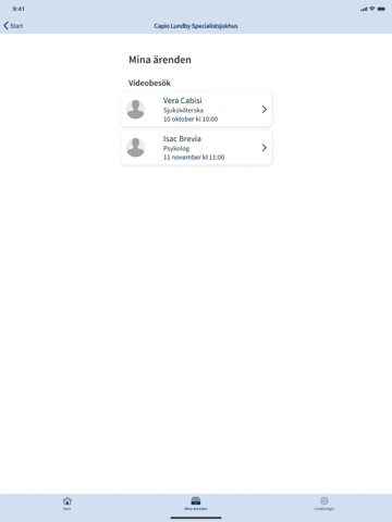 Mitt videomöte iPad screenshot 6