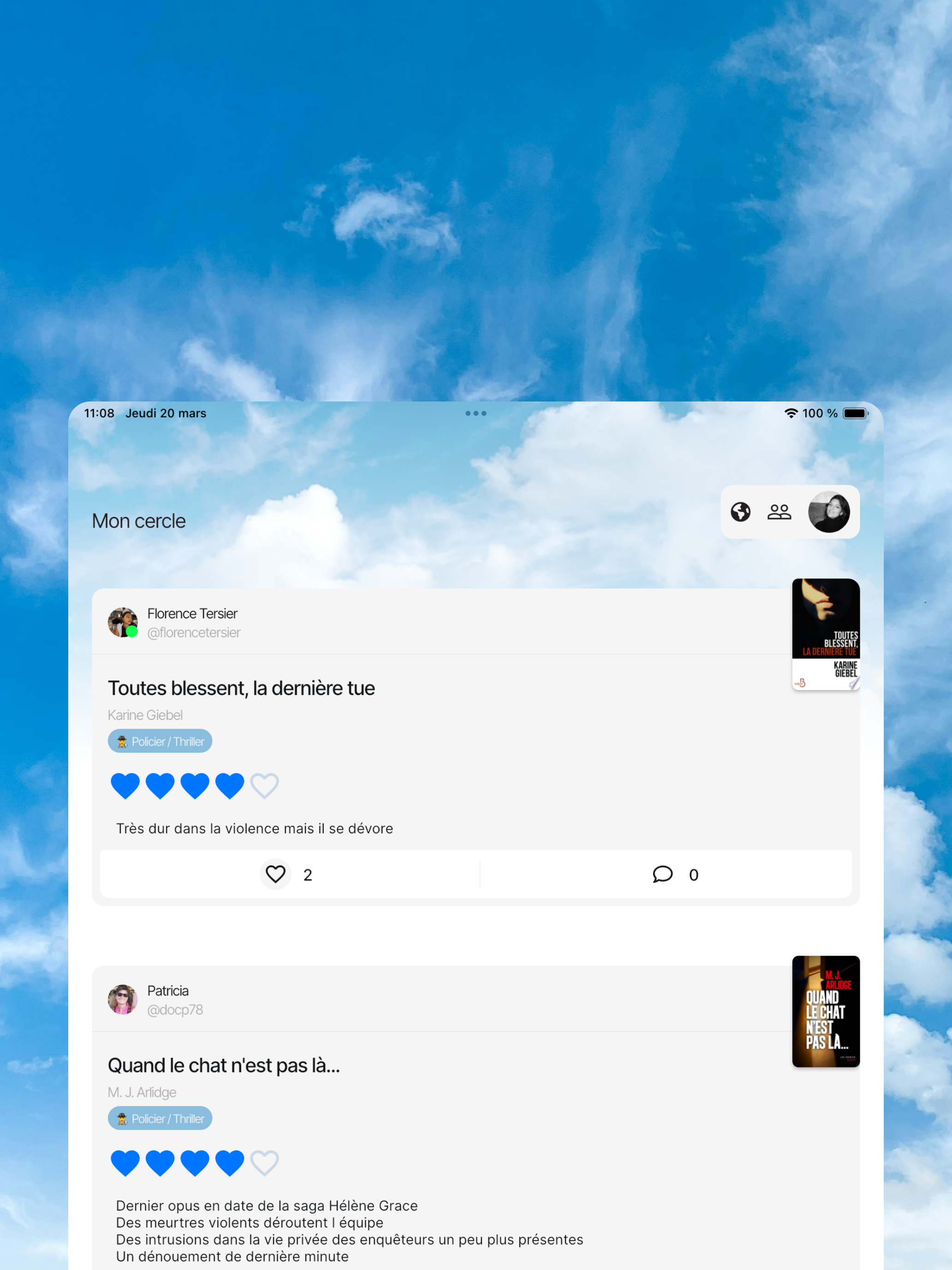 Songe - L'app des lecteurs
