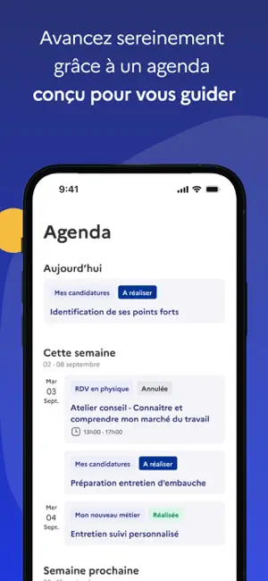 Parcours Emploi France Travail iPhone screenshot 5
