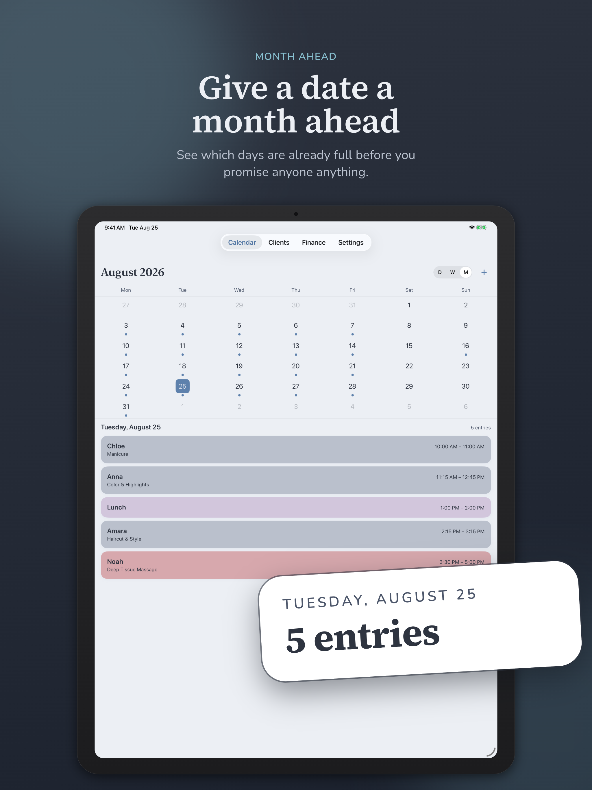 Pocket Client Book: Diary screenshot 14