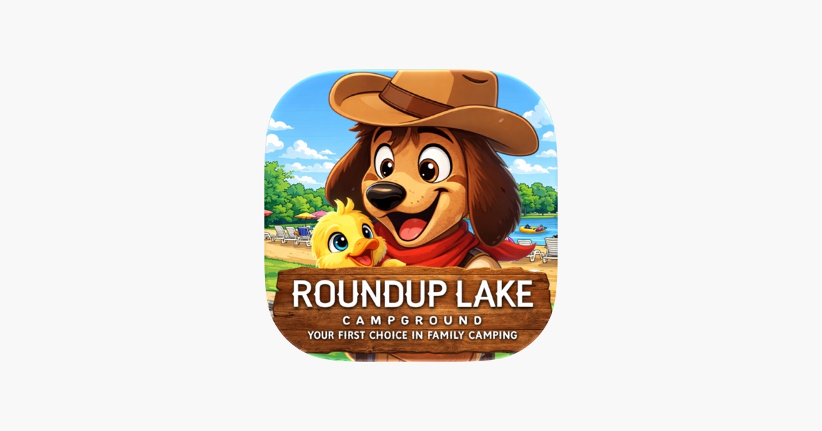 ‎Roundup Lake Campground App - App Store