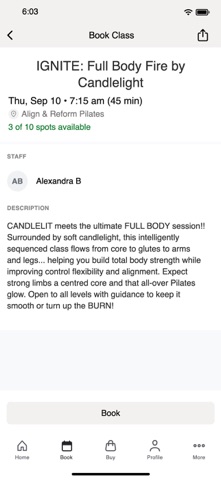 Align & Reform Pilates Screenshot 3 of 3