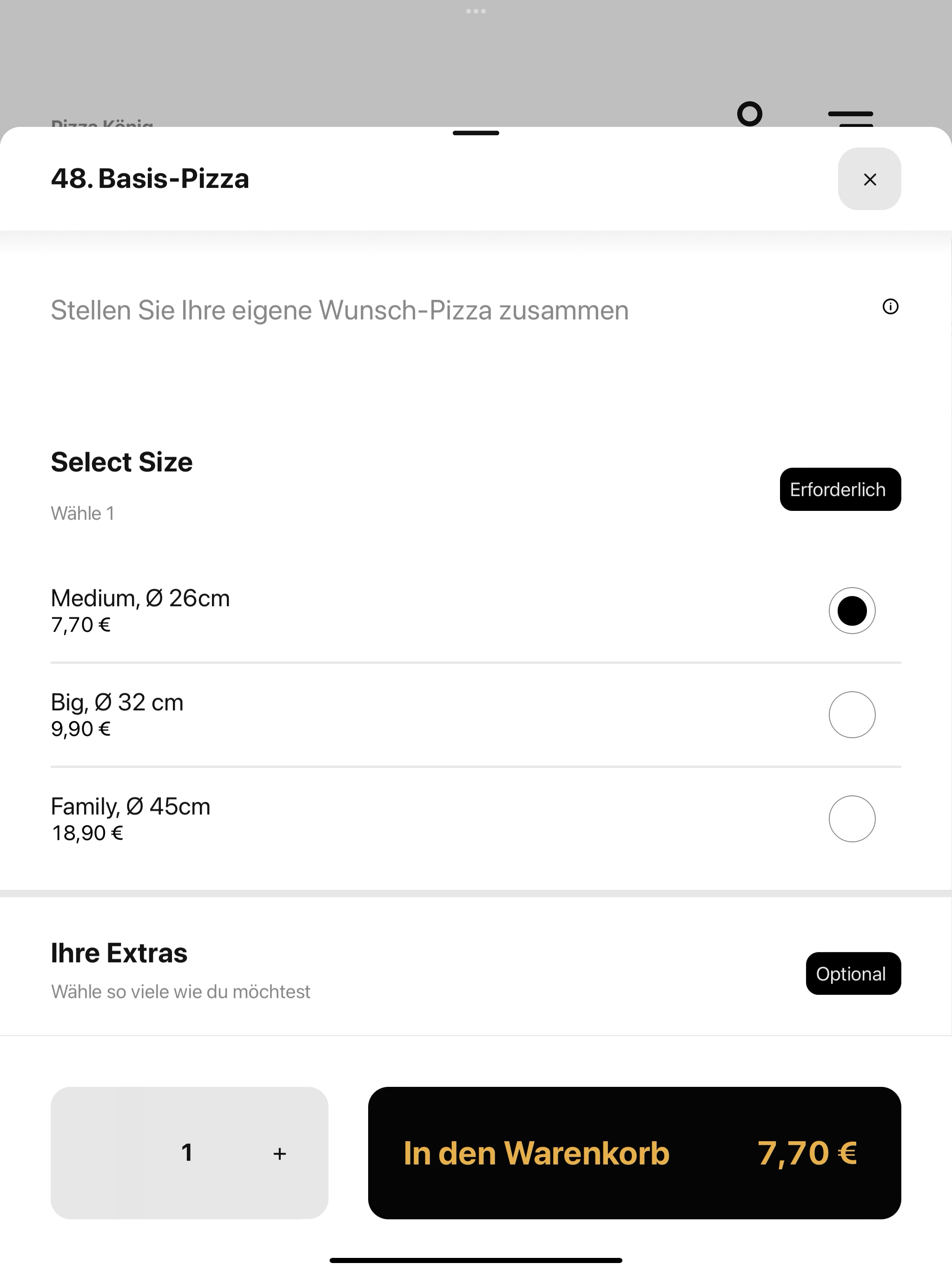 Pizza König