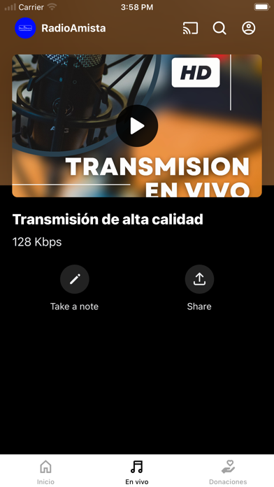 KHCB Radio Amistad Screenshot