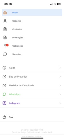 UltraFibra screenshot