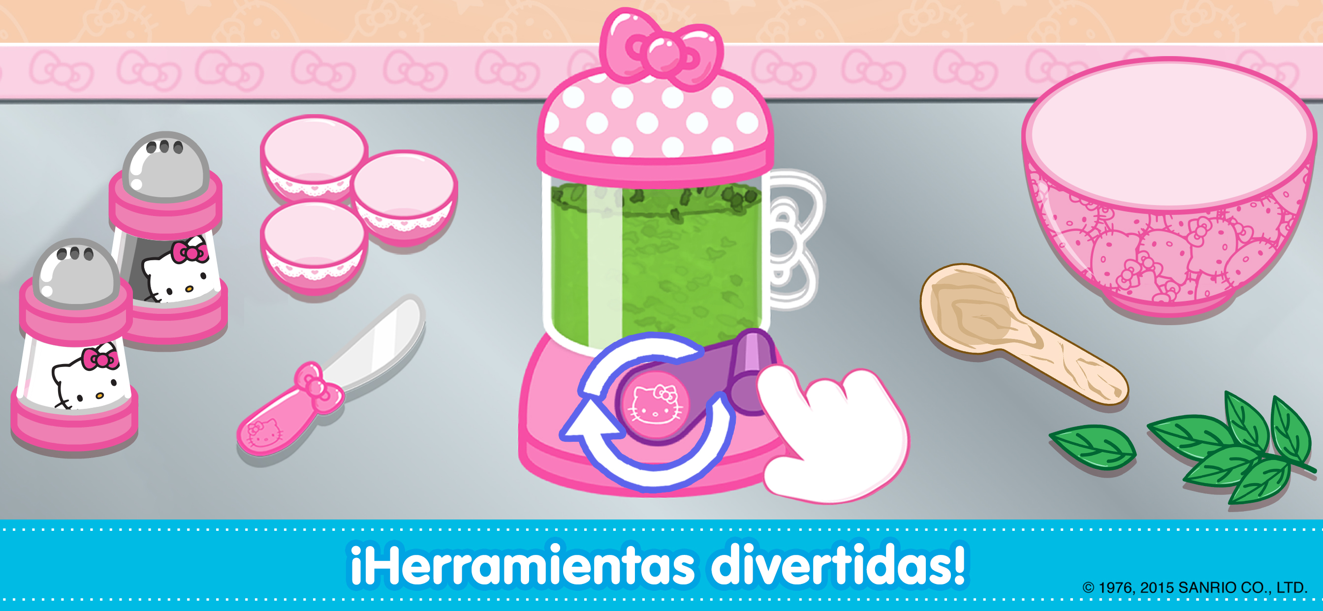 Haz la Comida con Hello Kitty