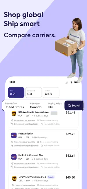 Forwardme - Shop & Ship screenshot 4