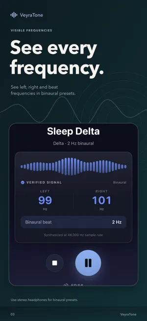 VeyraTone: Binaural Beats screenshot 3