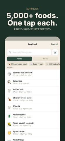 NutriQuick: Macro Tracker screenshot