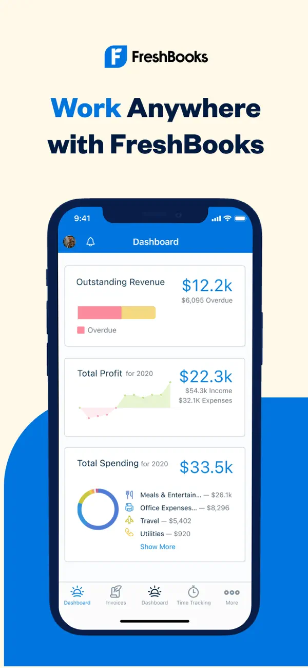 Screenshot #1 pour FreshBooks Invoicing App