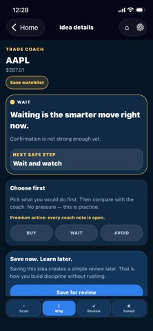 market clarity coach screenshot