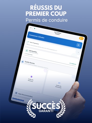 Test Permis Pro France iPad screenshot