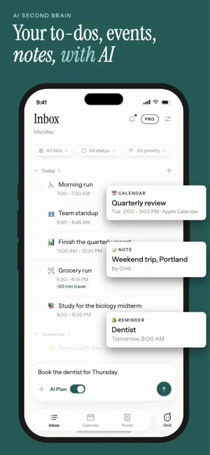 Onit: AI To-Do List Planner screenshot 1