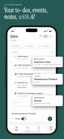 Onit: AI To-Do List Planner Screenshot 1 of 9
