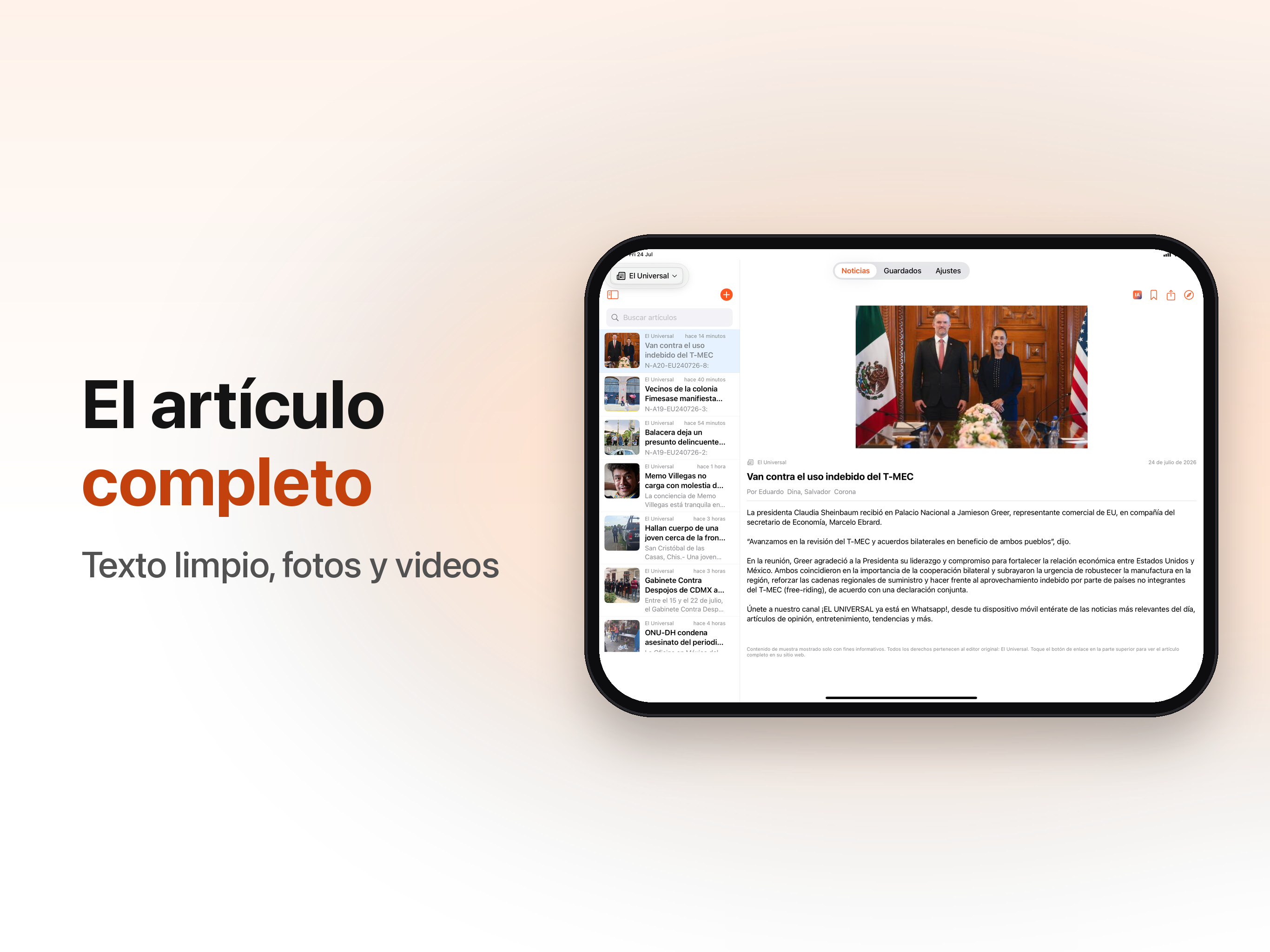 Noticias de México: Diarios screenshot 12